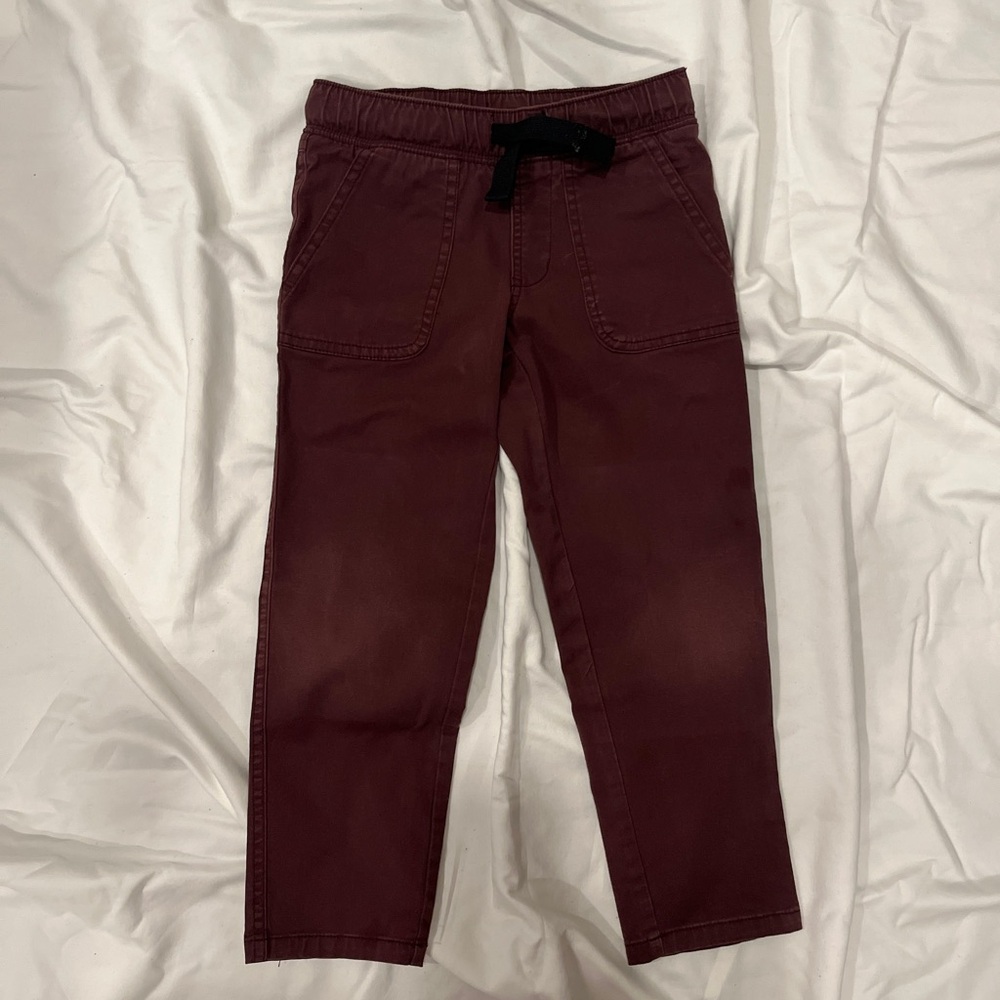 Maroon boy pants